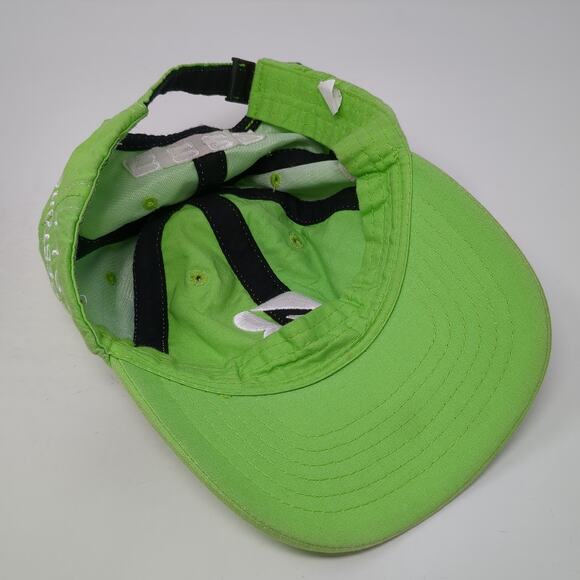 Bridgestone Golf Slideback Hat Green One Size Adjustable Embroidered - Picture 7 of 9